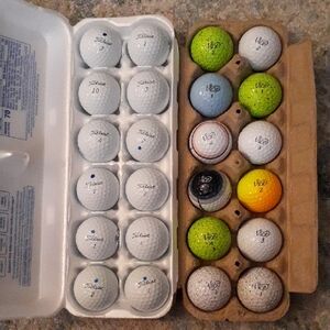 1 Dozen Titliest ProV1/ProV1x & 1 Dozen Vice Golf Balls. Hitem Straight